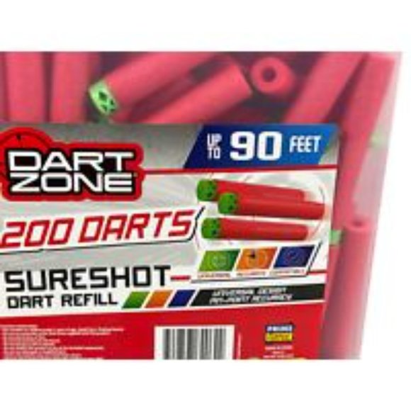 200ct Toy Gun Universal Compatible Darts - Dart Zone Covert Ops Dart Refill Box - Picture 2 of 7